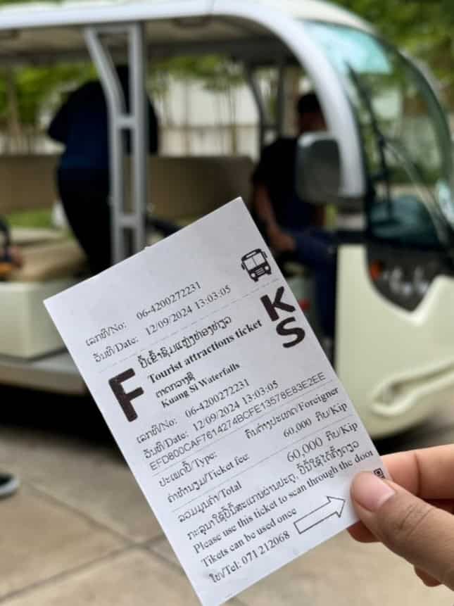 น้ำตกตาดกวางสี หลวงพระบาง ที่เที่ยวลาว