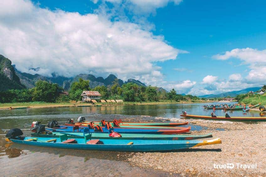 แม่น้ำซอง วังเวียง ที่เที่ยวลาว